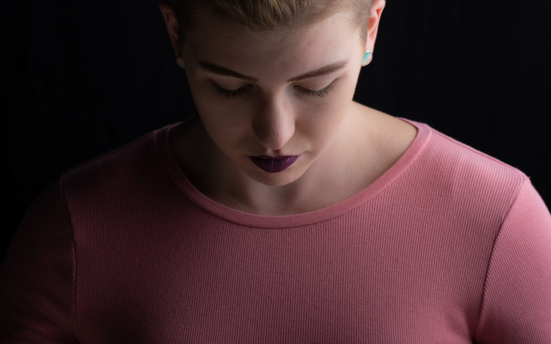 PEI Model Photography • Single Light, Black Background Series